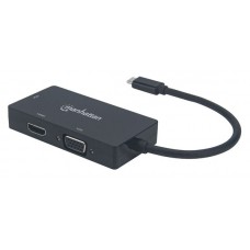 CONVERTIDOR VIDEO USB-C A HDMI/ SVGA/DVI (HDMI 4K) grande