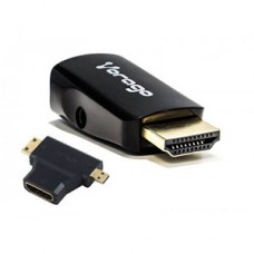 CONVERTIDOR VORAGO ADP-208 HDMI VGA AUDIO MICRO HDMI MINI HDMI grande