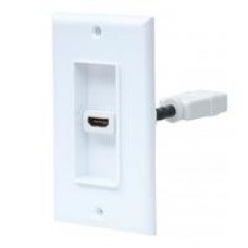 COPLE HDMI BLANCO CON FACEPLATE 1 PUERTO grande