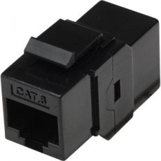 COPLE RJ45-RJ45 CAT6 KEYSTONE UTP RED NEGRO grande