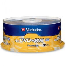 DVD+RW 4X 4.7GB 120MIN REGRABAB 30 PZAS CAMPANA VERBATIM grande