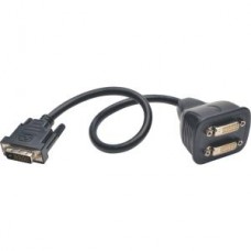 DVI Y SPLITTER CABLE  DIGITAL MONITORS (DVI-D M TO 2X F)  1-FT. grande