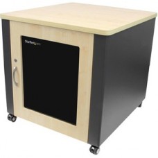 GABINETE DE SERVIDORES RACK 12 U SILENCIOSO COLOR MADERA CON FAN grande