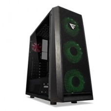 GABINETE GAME FACTOR CSG502 ATX MALLA  USB 3.0  3 VENT 120MM ARGB grande