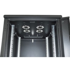 GABINETE RACK CERRADO 19  26U PUERTA CRISTAL 600X800 DESARMADO grande