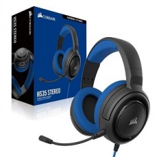 HEADSET CORSAIR HS35 STEREO GAM ING BLUE 3.5 MM CA-9011196-NA grande