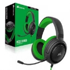 HEADSET CORSAIR HS35 STEREO GAM ING GREEN 3.5 MM CA-9011197-NA grande