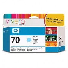 HP 70 CYAN CLARO 130ML TINTA AMPLIO FORMATO C9390A grande