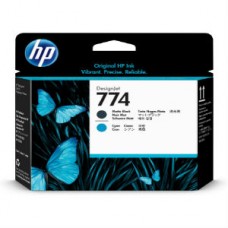 HP 774 CABEZAL NEGROM/CYAN TINTA AMPLIO FORMATO P2W01A grande