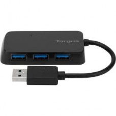 HUB 4 PUERTOS USB 3.0 WINDOWS Y MAC  ALIMENTACION USB  NEGRO grande