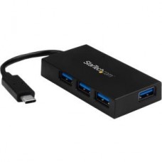 HUB CONCENTRADOR USB 3.0 4 PUE ERTOS ALIMENTADO USB C A USB A grande