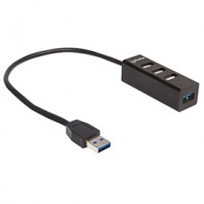 HUB USB V2.0  3 PTOS Y V3.0 1 PTO SIN FUENTE grande