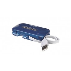 HUB USB V2.0 7 PTOS AZUL CON FUENTE. grande