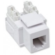 JACK RJ11 RJ12 PARA TELEFONIA DE IMPACTO BLANCO grande