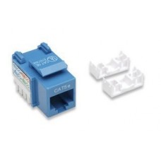 JACK RJ45 CAT5E UTP KEYSTONE DE IMPACTO AZUL grande