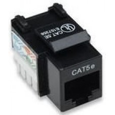 JACK RJ45 CAT5E UTP KEYSTONE DE IMPACTO NEGRO grande