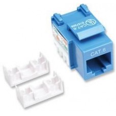 JACK RJ45 CAT6 UTP KEYSTONE DE IMPACTO AZUL grande