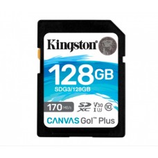 KINGSTON MEMORIA 128GB SDXC CANVAS GO PLUS C10 UHS-I U3 V30 grande