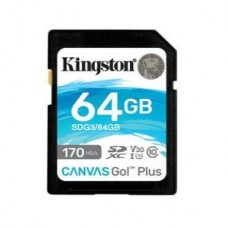 KINGSTON MEMORIA 64GB SDXC CANVAS GO PLUS C10 UHS-I U3 V30 grande