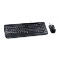 KIT TECLADO Y MOUSE MICROSOFT MOD.600 ESPANOL USB ANTIDERRAME PC grande