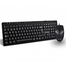 KIT VORAGO KM-104 TECLADO Y MOU SE ALAMBRICO MULTIMEDIA USB grande