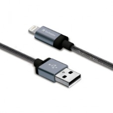 LIGHTNING CABLE (BRAIDED 30CM) - BLACK grande