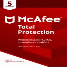 MCAFEETOTAL PROTECTION  1 AÑO PARA 5 DISPOSITIVOS grande