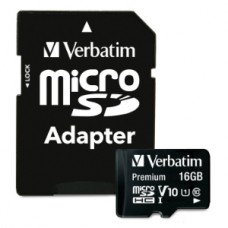 MEMORIA MICROSDHC 16GB CLASE 10 PREMIUM 45MB/S CON ADAPATADOR grande