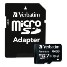 MEMORIA MICROSDHC 64GB CLASE 10 PREMIUM 70MB/S CON ADAPATADOR grande