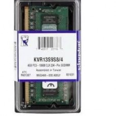 MEMORIA RAM KINGSTON 4GB1333MHZ DDR3 NON-ECC CL9 SODIMM 1RX8 grande