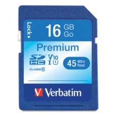 MEMORIA SDHC 16GB PREMIUM CLASE 10 UHS-I V10 U1 VERBATIM grande