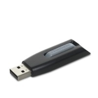 MEMORIA USB 3.0 32GB RETRACTIL STORE N GO V3 NEGRO/GRIS