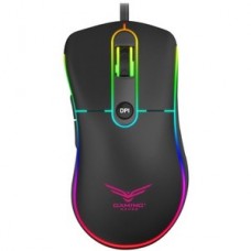 MOUSE GAMER OPTICO NACEB NEGRO 4 BOTONES RETROILUMINADO DPI: 1000/ grande