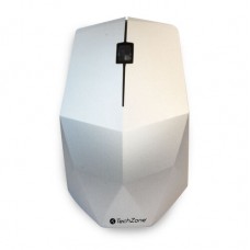 MOUSE INALAMBRICO PLATA METALIZADO TECHZONE PRISMA grande