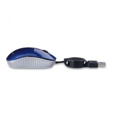 MOUSE MINI TRAVEL USB RETRACTIL CON SCROLL AZUL VERBATIM grande