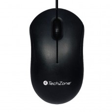 MOUSE OPTICO ALAMBRICO TECHZONE USB CON 800 DPIS CABLE DE 1.35 M grande