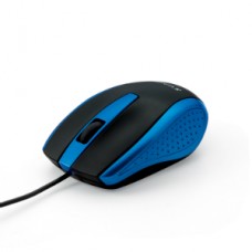 MOUSE OPTICO ALAMBRICO USB BRAVO PARA WIN/MAC AZUL/NEGRO grande