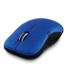 MOUSE OPTICO INALAMBRICO USB ERGONOMICO P/ZURDOS/DIESTROS AZUL grande