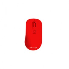 MOUSE VORAGO MO-207 INALAMBRICO 1000/1600 DPI USB ROJO grande