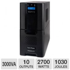 NOBREAK UPS CYBERPOWER PR3000 3000VA/2700W LCD SENOID TORRE 10CON grande