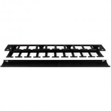 PANEL CANALETA HORIZONTAL 1U CON CUBIERTA RACK grande