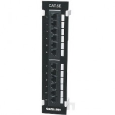 PANEL DE PARCHEO CAT5E UTP 12 PTOS RJ45 MONTAJE PARED grande