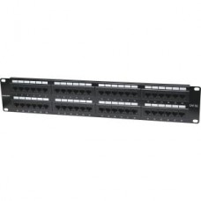 PANEL DE PARCHEO CAT5E UTP 48 PTOS RJ45 MONTAJE RACK 19  2U grande