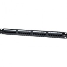 PANEL DE PARCHEO CAT6 UTP 24 PTOS RJ45 MONTAJE RACK 19  1U grande