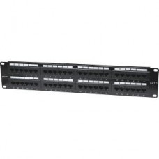 PANEL DE PARCHEO CAT6 UTP 48 PTOS RJ45 MONTAJE RACK 19  2U grande