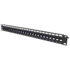 PANEL PARCHEO SIN JACKS 24 PTOS 1U P/JACK KEYSTONE grande