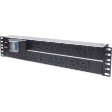 PDU BARRA MULTICONTACTO 15 CONTACTOS DOBLE INTERRUPTOR RACK grande