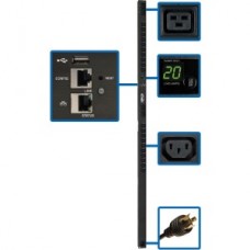 PDU MONOFASICO CONTROLABLE 3.2-3.8KW 200-240V 20 C13 4 C19 0U grande