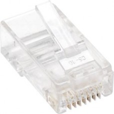 PLUG MODULAR RJ45 UTP CAT5E SOLIDO BOTE CON 100 PIEZAS grande