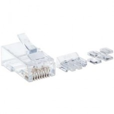 PLUG MODULAR RJ45 UTP CAT6A MULTIFILAR 80PZS CONTACTO CHAPA ORO grande